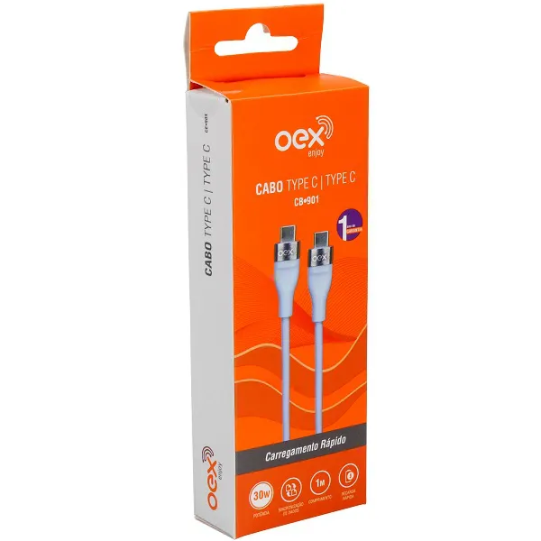 Cabo USB Tipo-C OEX CB901
