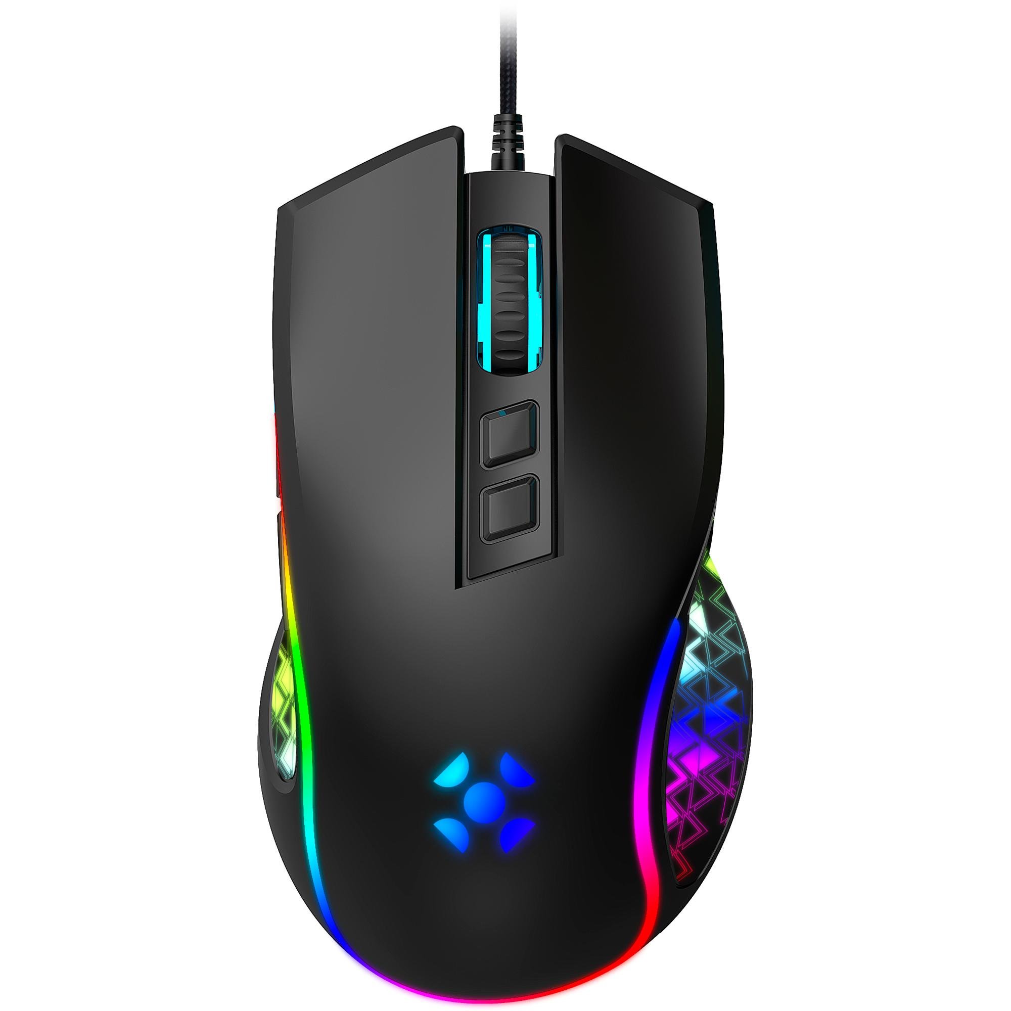 Mouse Gamer Fortrek, Vickers New Edition, 8000 DPI, RGB, USB, Preto