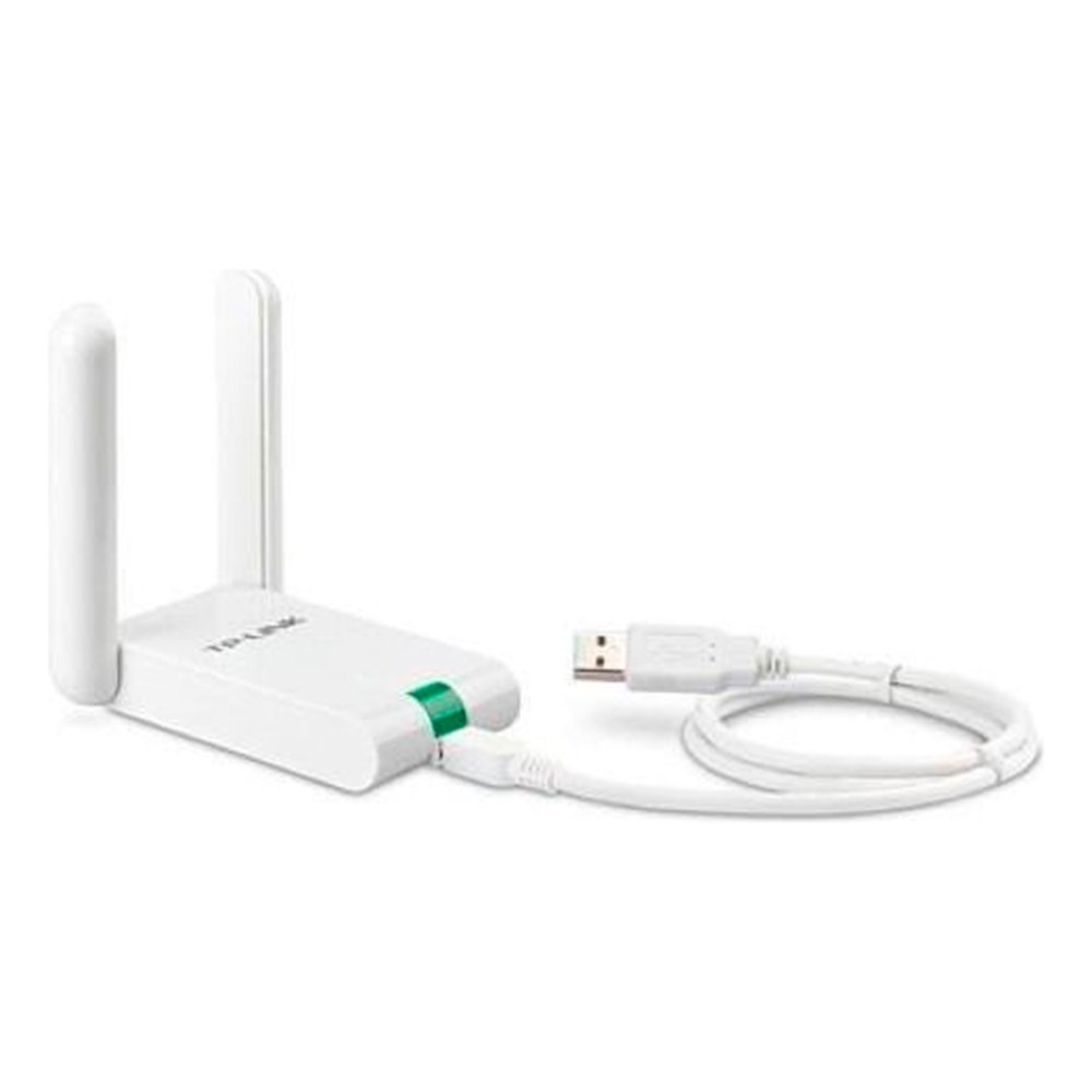 Adaptador Wi-Fi USB TP-Link TL-WN822N, N300 300Mbps, 2.4GHz, 2 Antenas de Alto Ganho, Branco