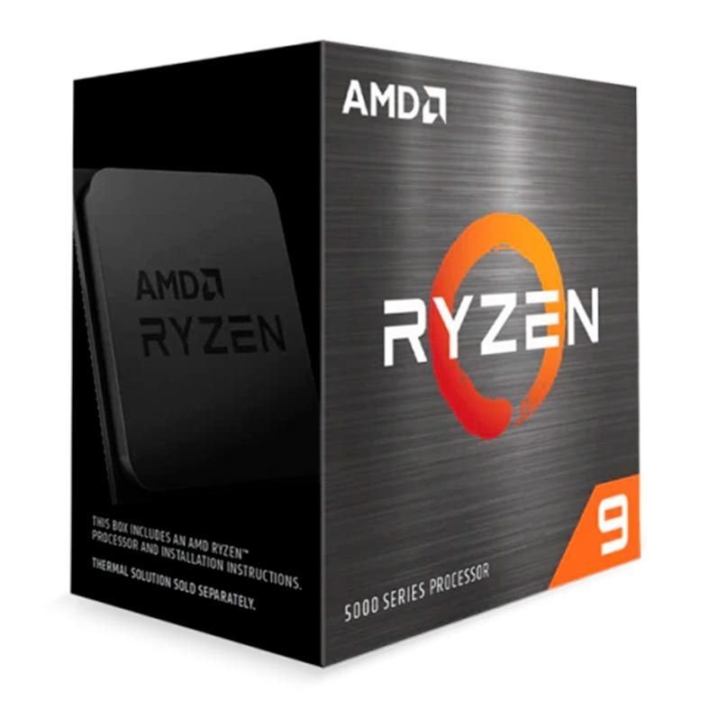 Processador Ryzen 9 5950x, AMD, AM4, DDR4, 4.9 GHz, 72 MB, S/ Cooler & Video, 100-100000059WOF