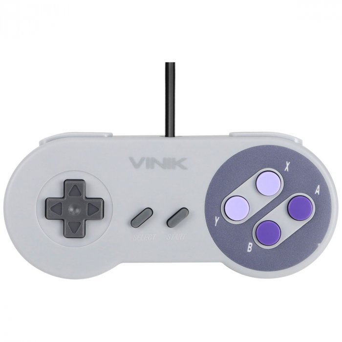 Controle para PC Vinik SNES USB 1.8 M Cinza 107482