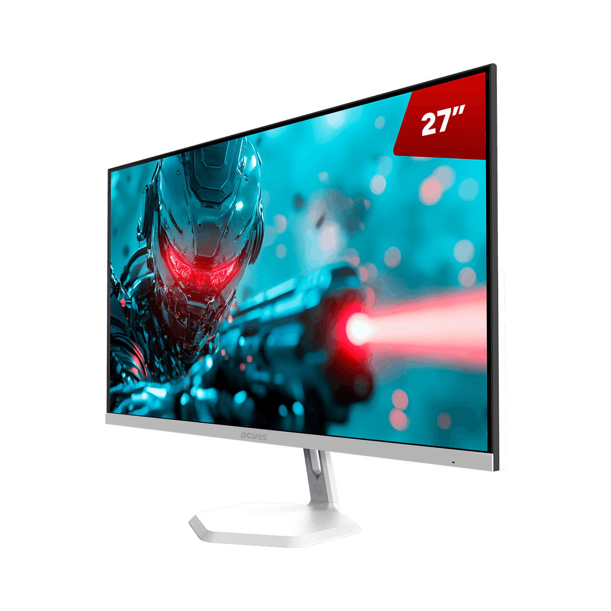 Monitor Gamer PCYes O-Creed O27F, 27 Polegadas, Full HD, 180Hz, 1 Ms, IPS, HDMI/DisplayPort, Branco - PMGO27F180WG
