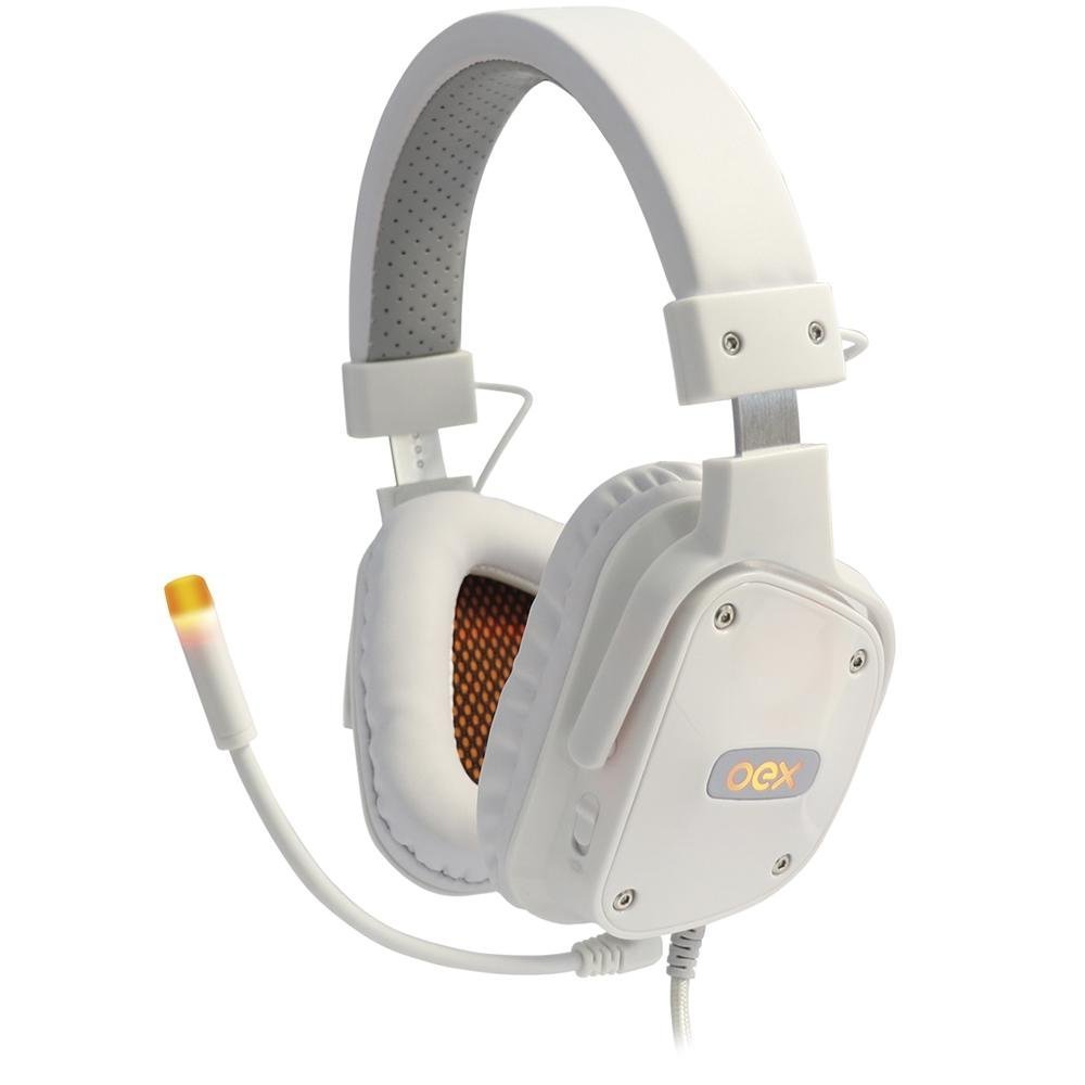 Headset OEX, Shield, HS409, Branco, 7.1, USB
