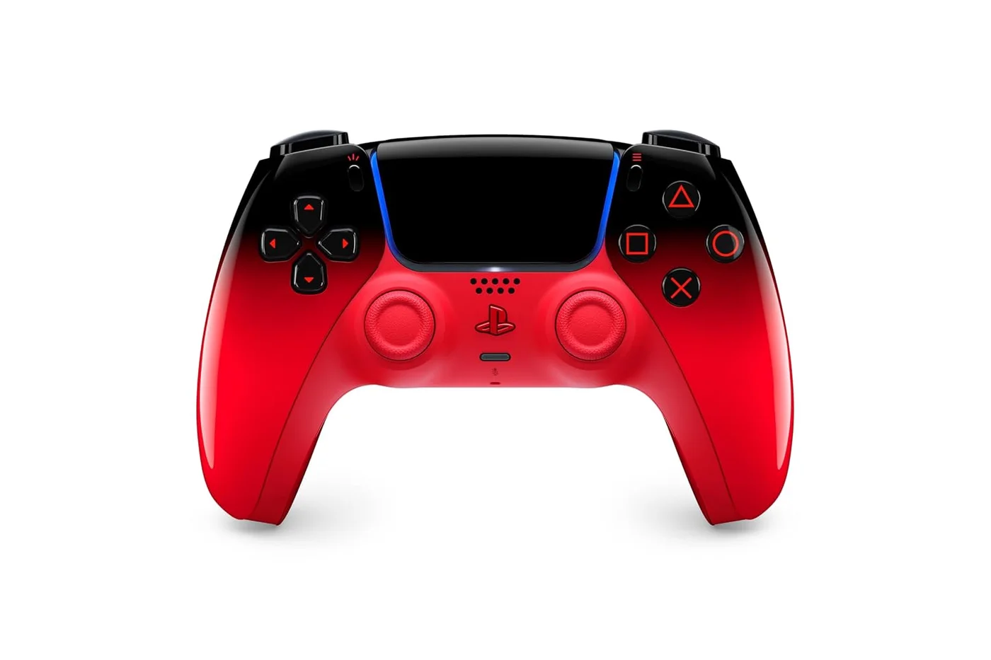 Controle DualSense PS5 Hyperpop Techno Red - Preto e Vermelho