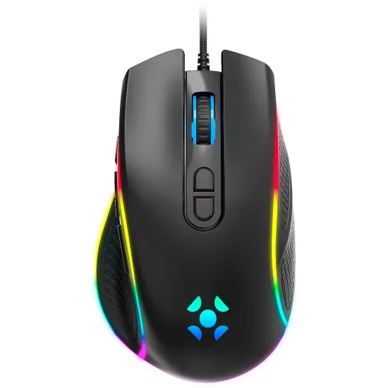 Mouse Fortrek, Cruiser, New Edition, 12000 DPI, RGB, C/ Apoio de Dedo, Preto - 77245