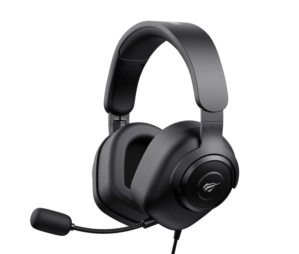 Headset Gamer Havit H2230D Conector 3.5mm com Microfone Removível Preto