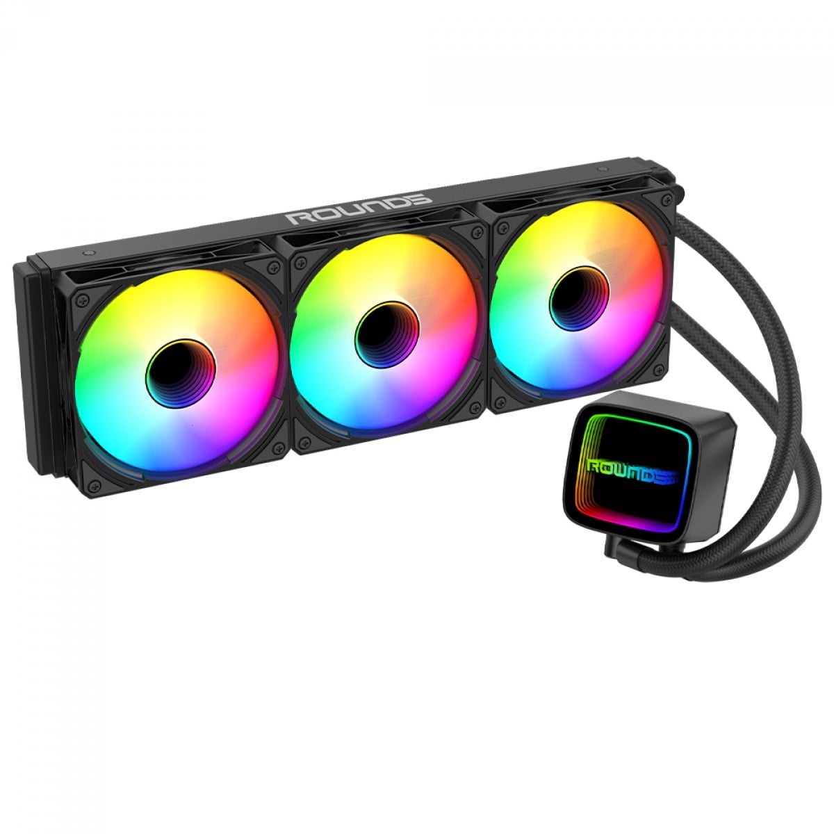 Water Cooler Round5 Eurus Black ARGB 360mm - TDP 300W