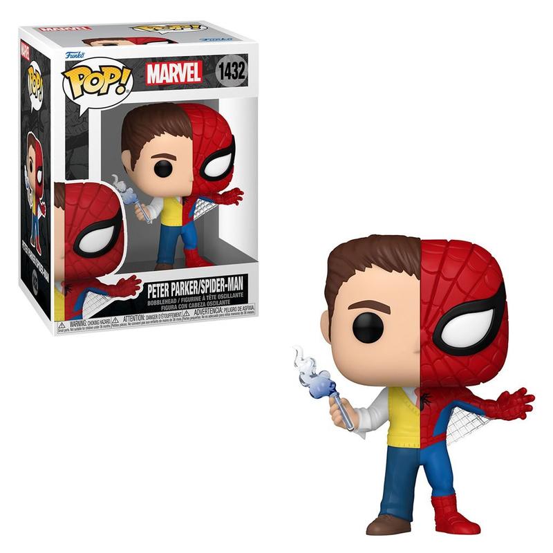 Boneco Funko Pop! Marvel Split - Peter Parker/Homem-Aranha