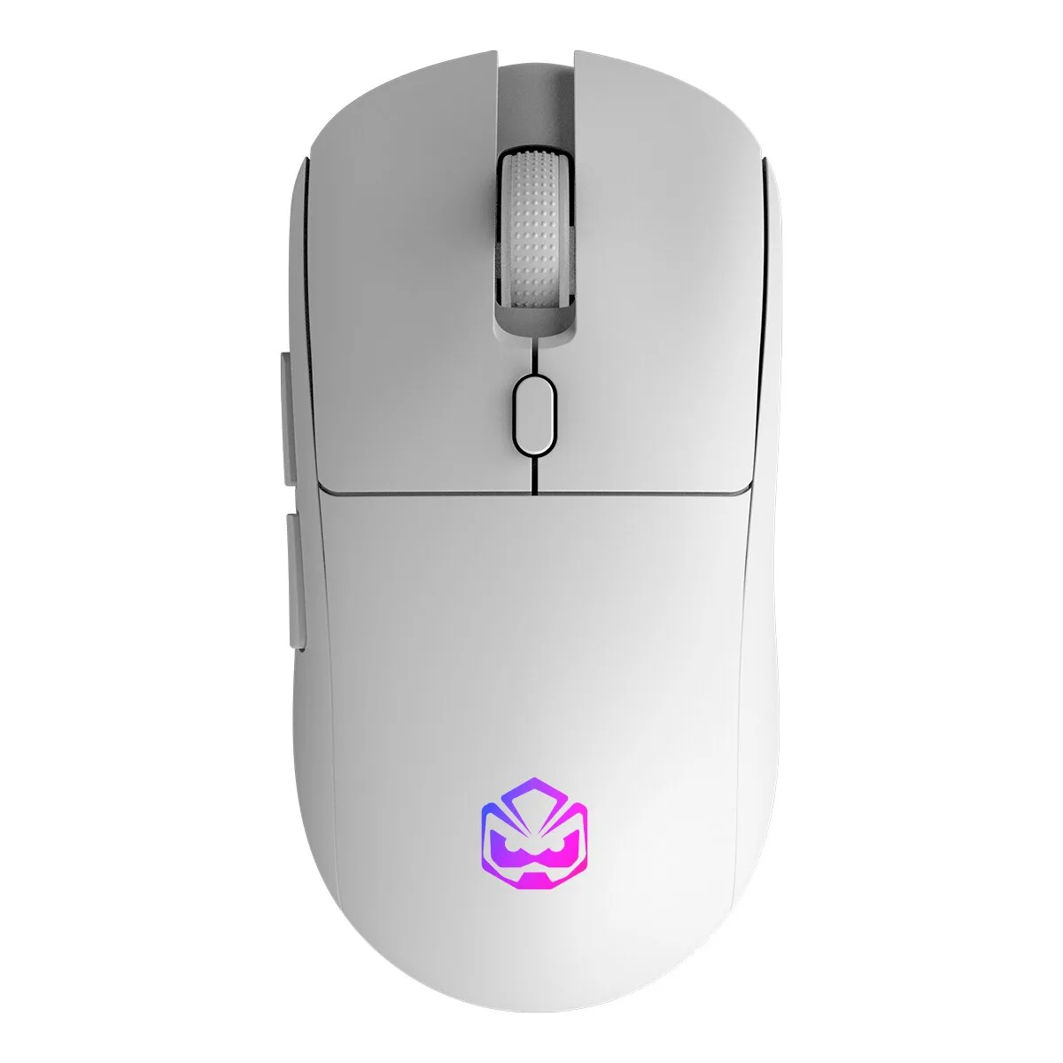 Mouse PCYes Basaran Stealth, White Ghost, 10000 DPI, Sem Fio, Pixart PWM3325, RGB, USB, Branco - PMGBRSTWG