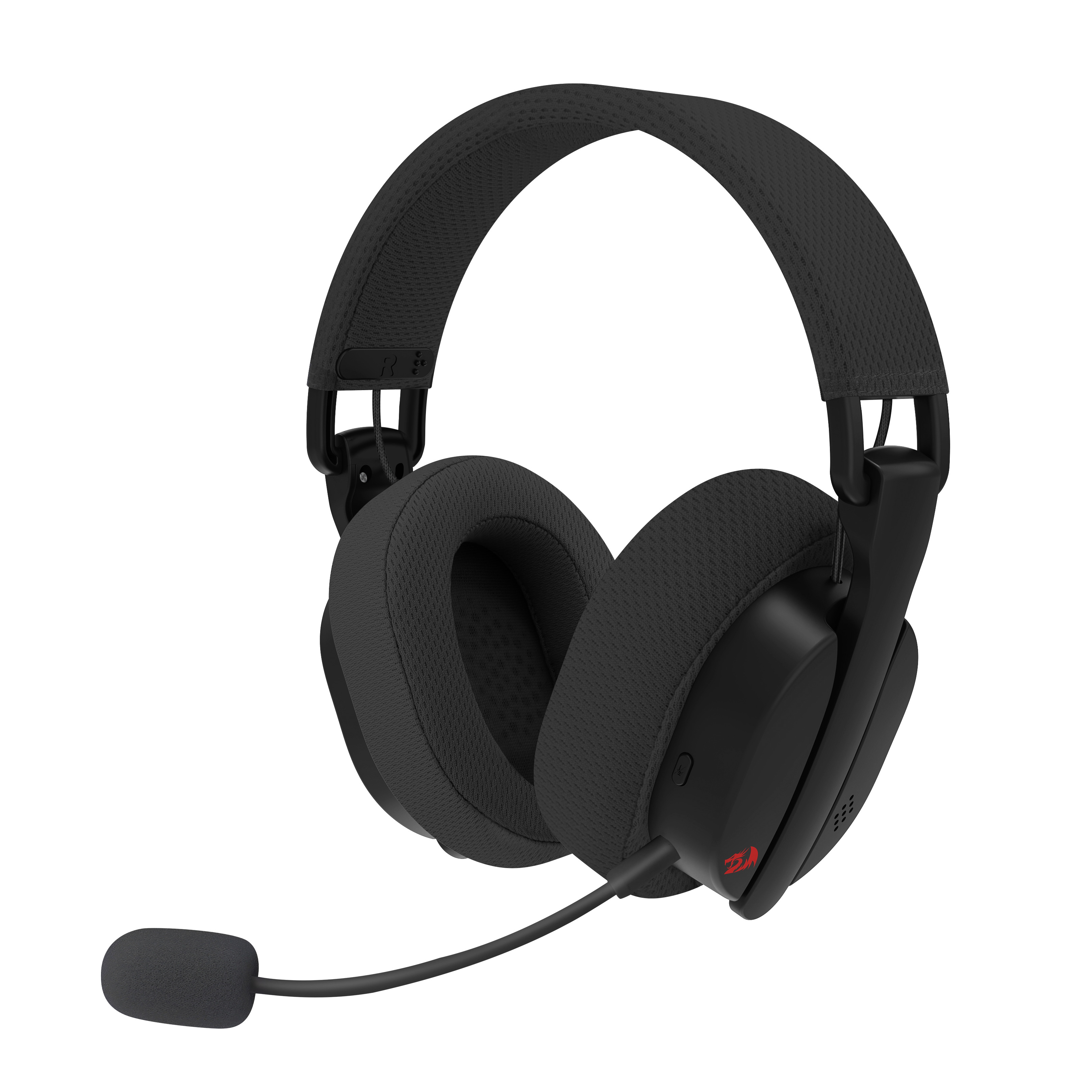 Headset Redragon Luce, Sem Fio, USB & Bluetooth, Super Leve, Microfone Destacavel, Preto - H888