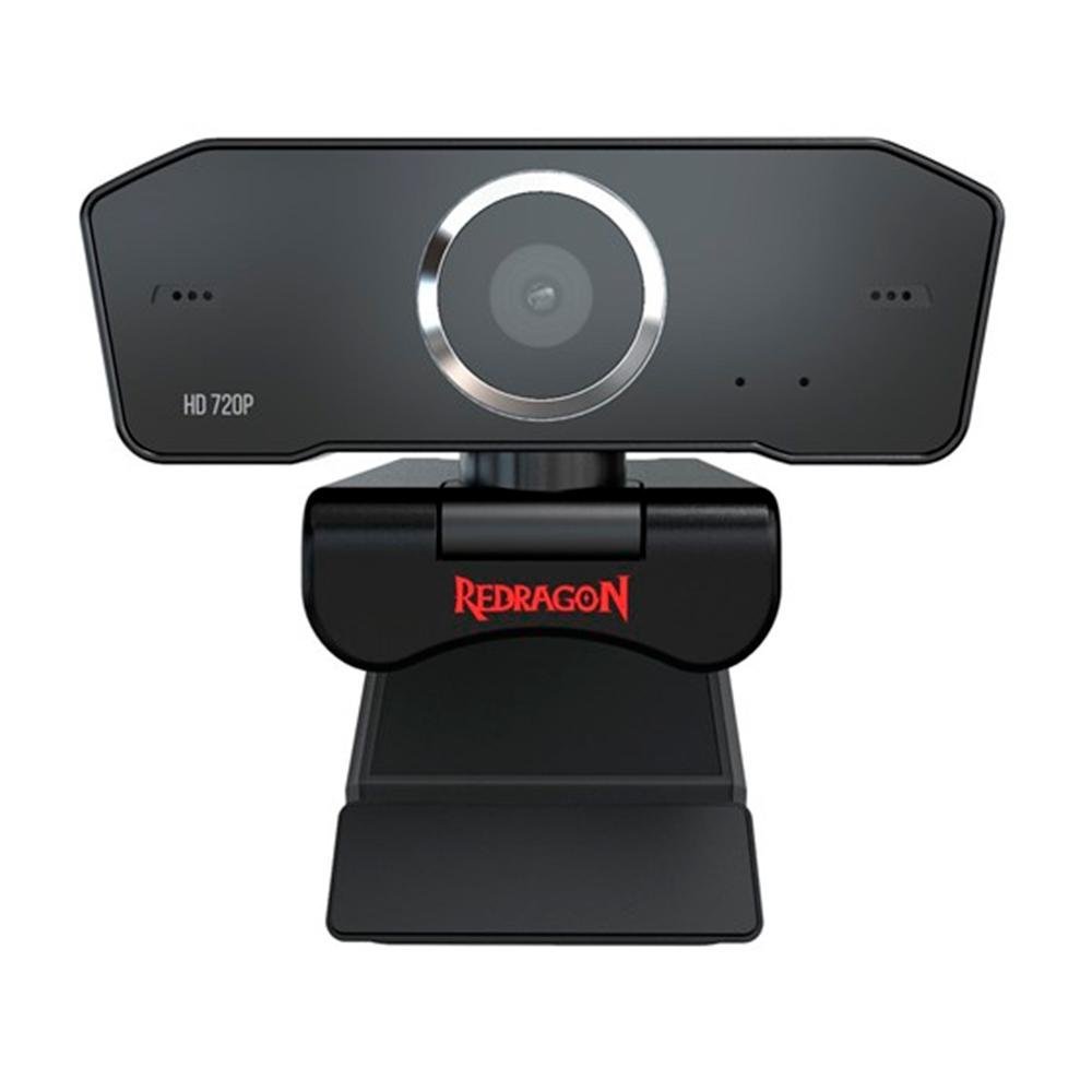 Webcam Redragon, Streaming Fobos, HD (720p), 2 Microfones, GW600-1