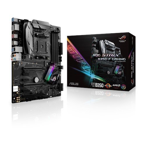 Placa Mãe B350-F, Asus, ROG Strix, AMD, AM4, ATX, DDR4, RGB