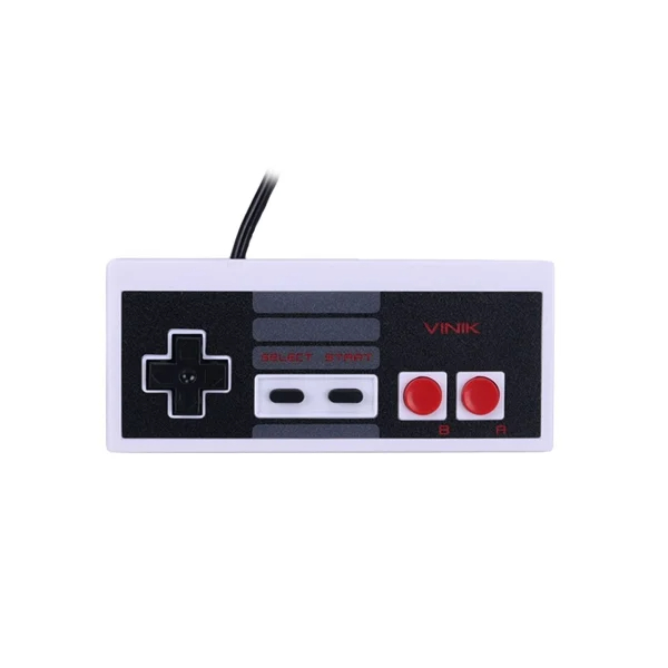 Controle Retrô Vinik NES Classic USB para PC Cinza