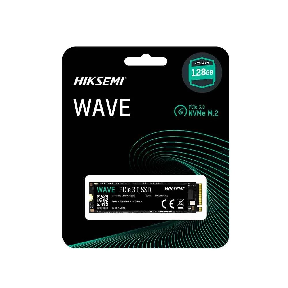 SSD 128 GB, Hiksemi, Wave, M.2 2280, NVMe, PCIe 3.0, HS-SSD-WAVE(P) 128G