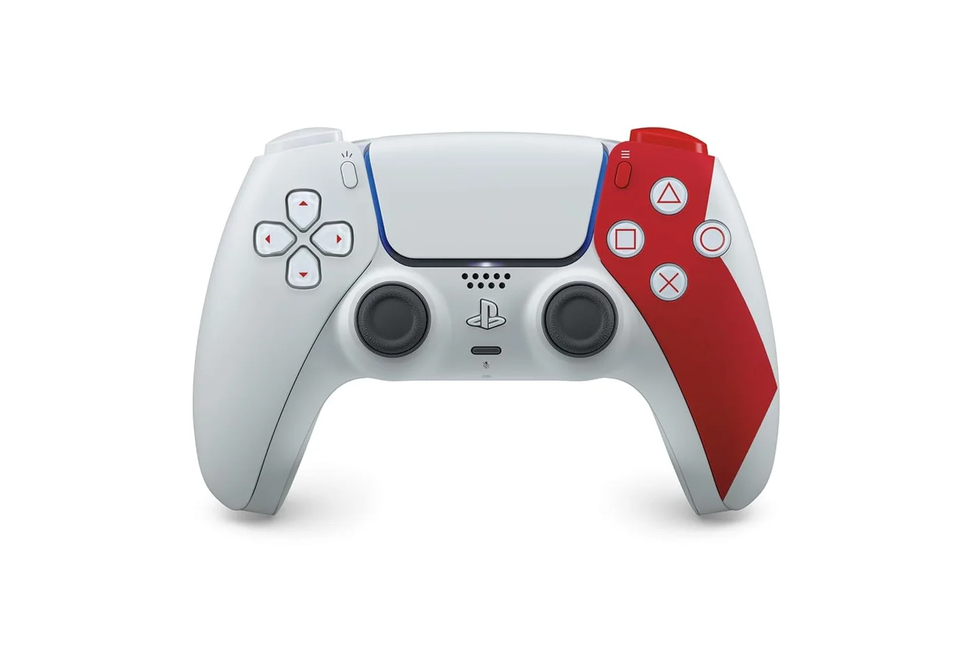 Controle DualSense PS5 God of War 20º Aniversário - Branco e Vermelho