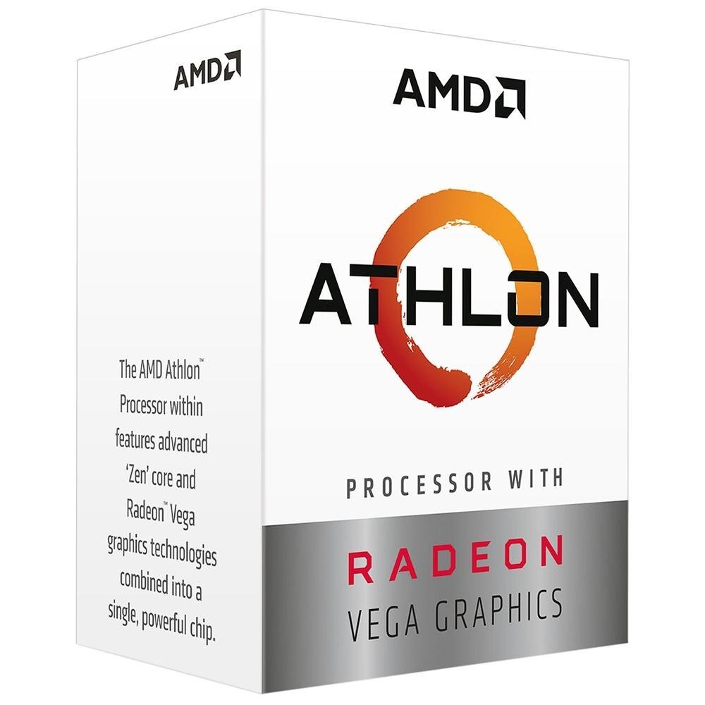 Processador AMD Athlon 3000G AM4 Dual Core 3.5GHz - YD3000C6FHBOX