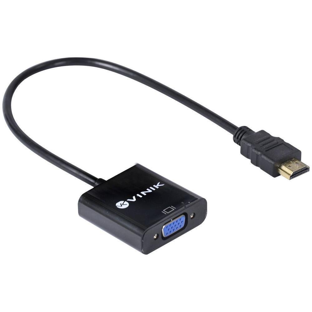 Adaptador Conversor Vinik, Hdmi, Macho para Vga Fêmea, 30cm