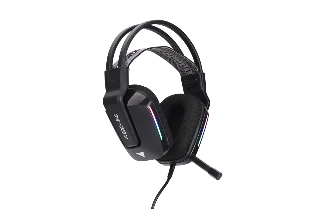 Headset Gamer Force One Voltan, USB, Driver 50mm, Microfone Omnidirecional, Preto