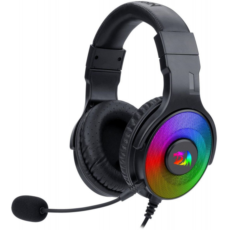 Headset Gamer Redragon Pandora 2 RGB 50mm P2/USB Preto - H350RGB-1