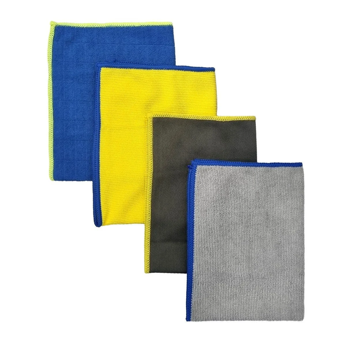 Kit 4 Panos de Microfibra Vinik para Limpeza, 40x30cm, Multiuso