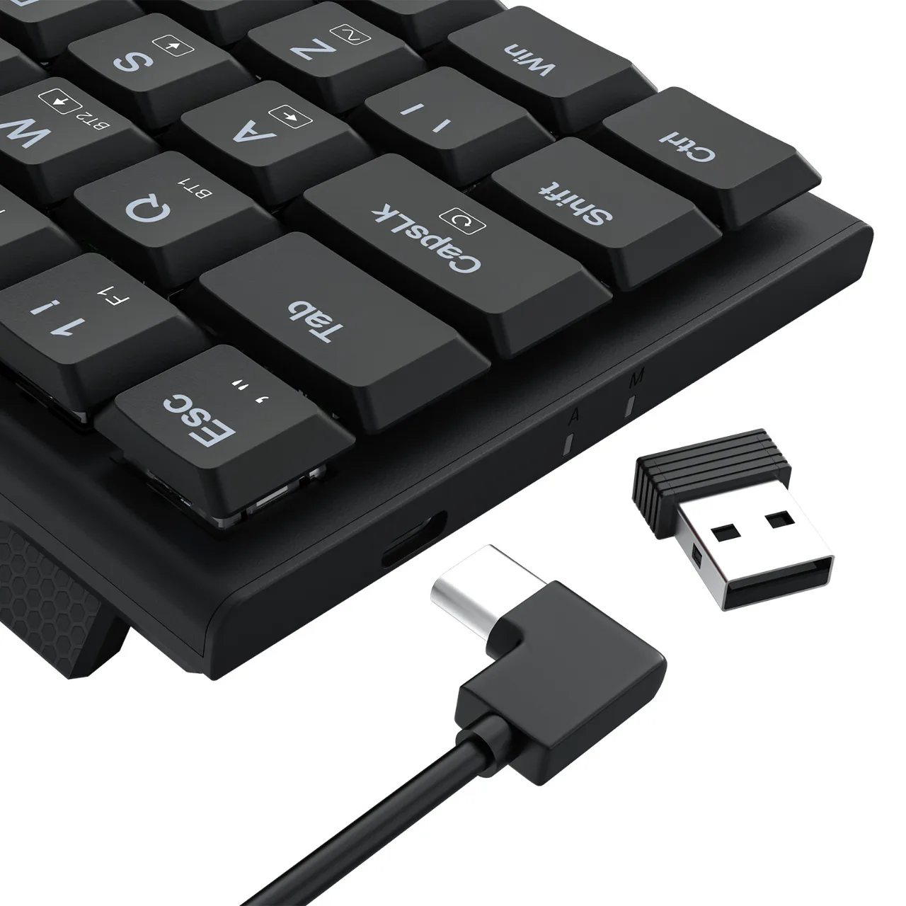 Teclado Redragon Anivia PRO, Mecânico, Switch Brown (Marrom), Low Profile, RGB, 60%, Preto - K614RGB-PRO (PT-BROWN)