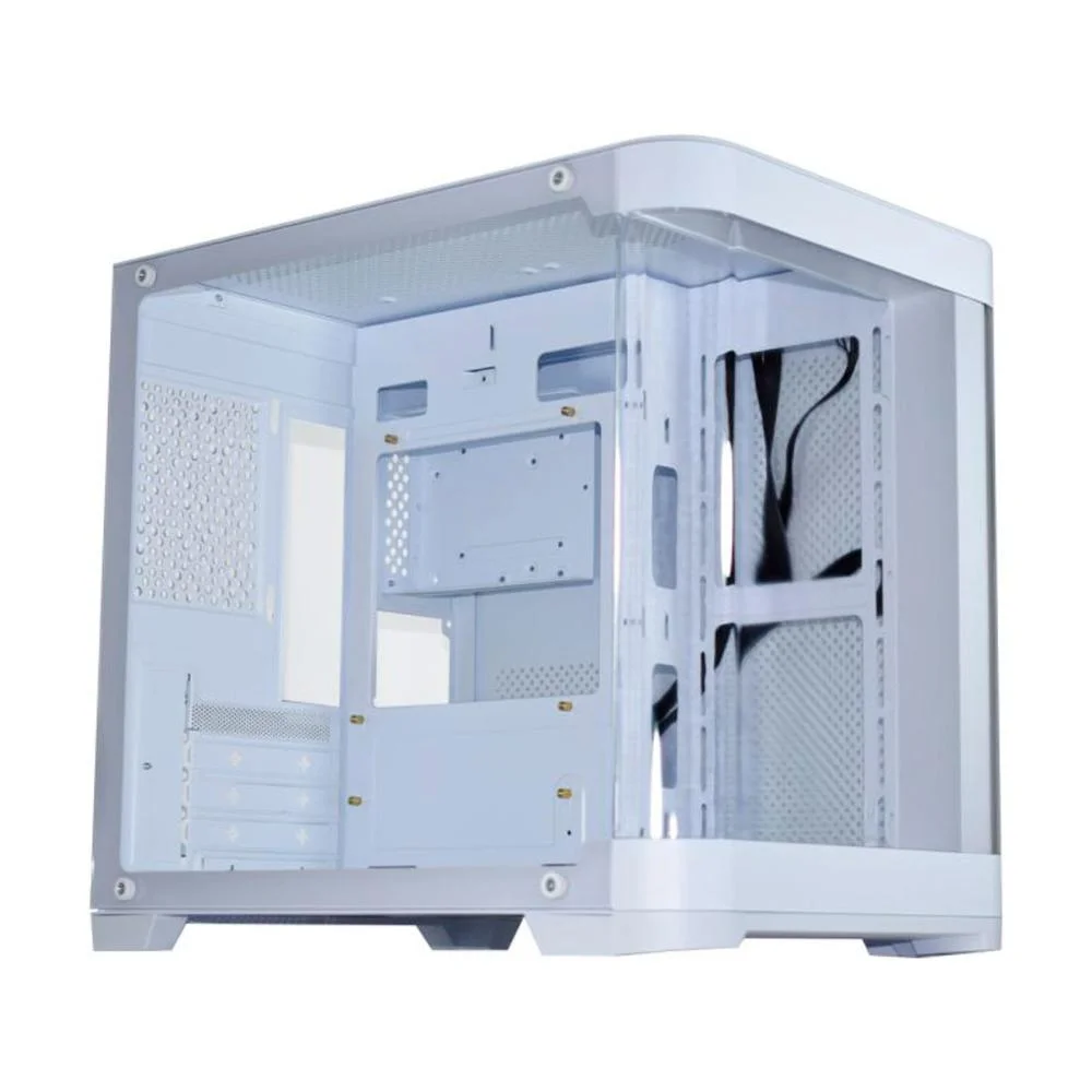 Gabinete Gamer K-mex Aqua Curva Cg-w1ag Branco Mid Tower Vidro Temperado M-atx White