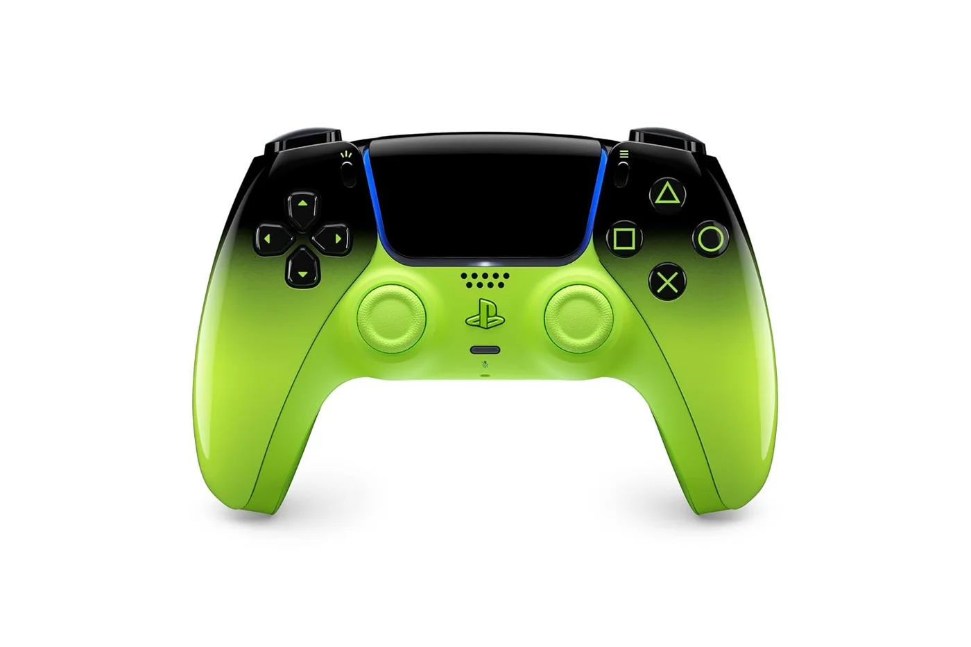 Controle DualSense PS5 Hyperpop Remix Green - Preto e Verde