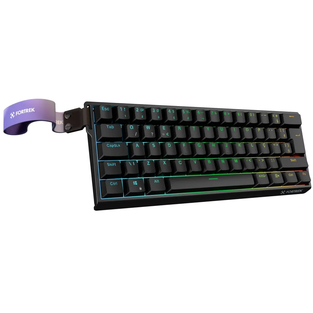 Teclado Frotrek Ora PRO, Magnetico, Switch LEOBOG, RGB, 60%, 8000 Hz, Preto - 86958