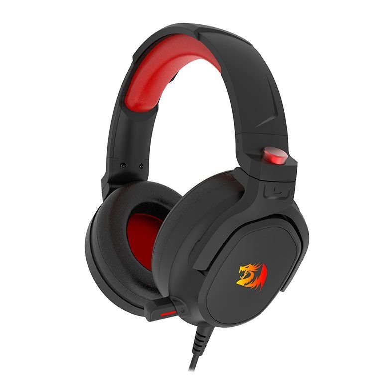 Headset Gamer Redragon Nireus 50mm RGB Preto - H399