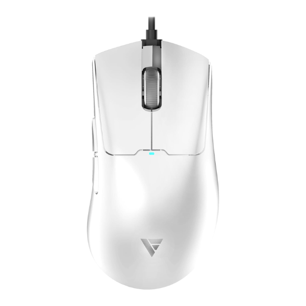 Mouse Gamer Force One Phantom 8K com Fio Branco 26.000 DPI