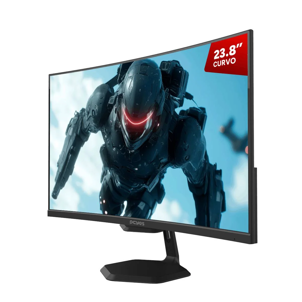 Monitor Gamer PCYes Quartzo Q23C 23.8" Curvo Full HD VA 100Hz 5ms FreeSync HDMI/VGA