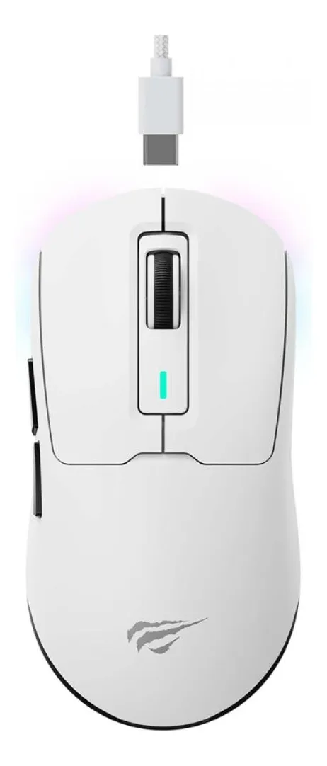 Mouse Gamer Havit MS969WB Wireless + Bluetooth RGB 16.000 DPI 6 Botões