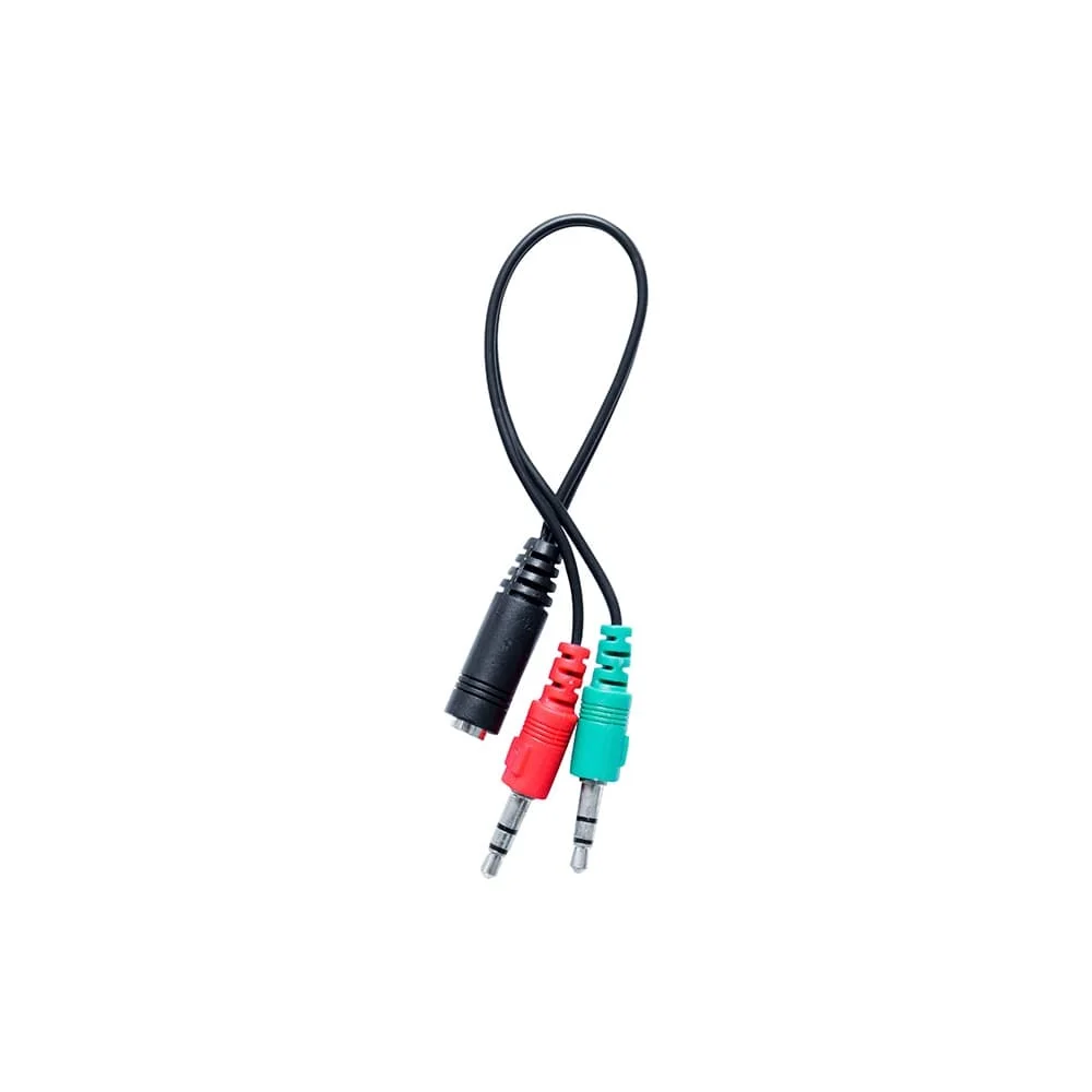 Cabo Adaptador de Áudio OEX P3 para 2P2 (CE403) Preto