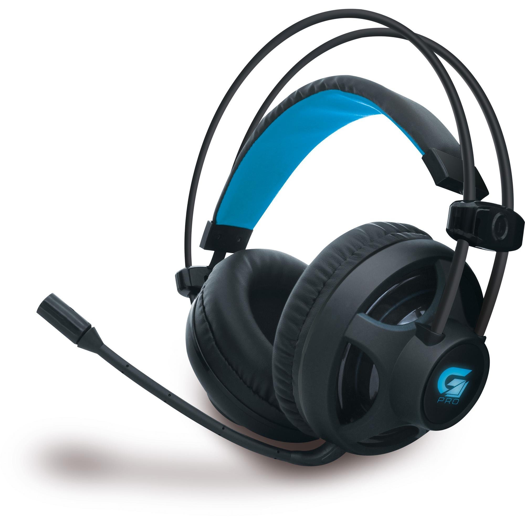 Headset Fortrek H2 PRO Led Azul Preto P2