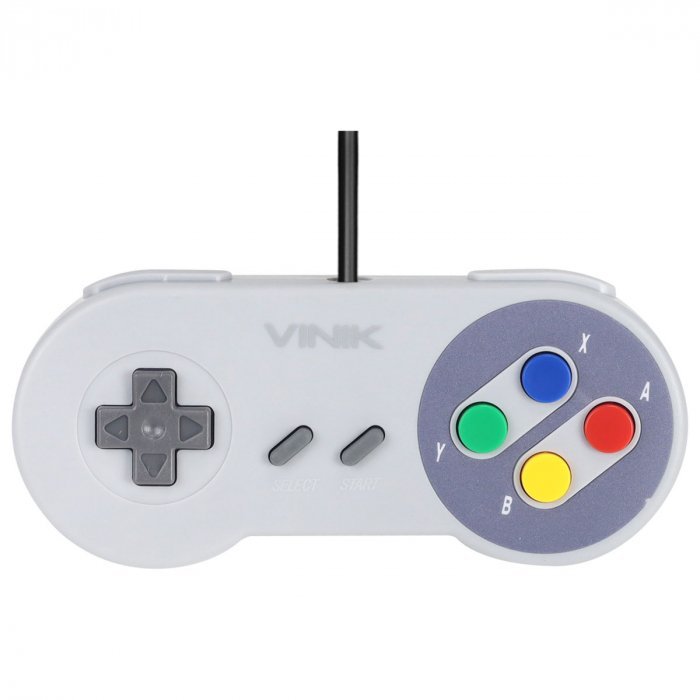 Controle para PC Vinik SNES JP Edition USB 1.8 M Cinza 107483