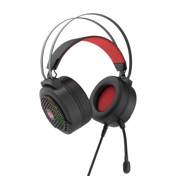 Headset Gamer Redragon Carmen RGB USB Preto - H261