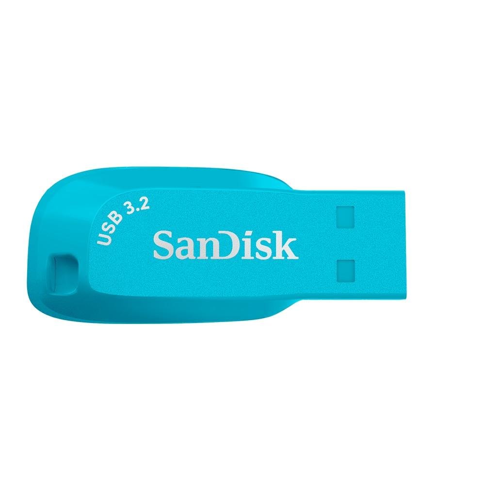 Pen Drive SanDisk Ultra Shift 32GB, USB 3.2 Gen 1, Azul - SDCZ410-032G-G46BB