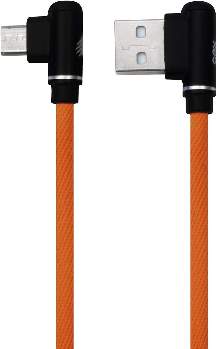 Cabo Micro USB OEX 1 Metro USB A x Micro USB C30 Lash 90º