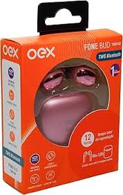 Fone de Ouvido Bluetooth OEX TWS30 BUD Rosa Metálico