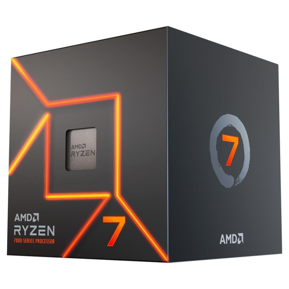 Processador Ryzen 7 7700 AMD AM5 3.8GHz DDR5 - 100-100000592BOX