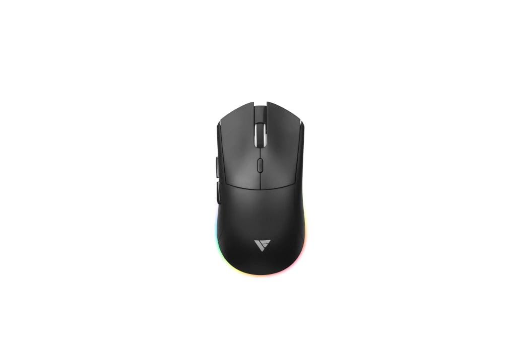Mouse Gamer Force One Blackpulse, Sem Fio Tri Mode, 24000 DPI, RGB, 88g, Preto