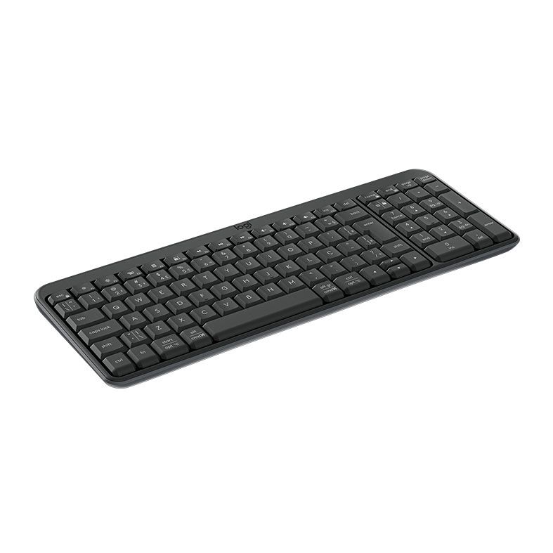 Teclado Logitech K250 Sem Fio Bluetooth ABNT2 Grafite