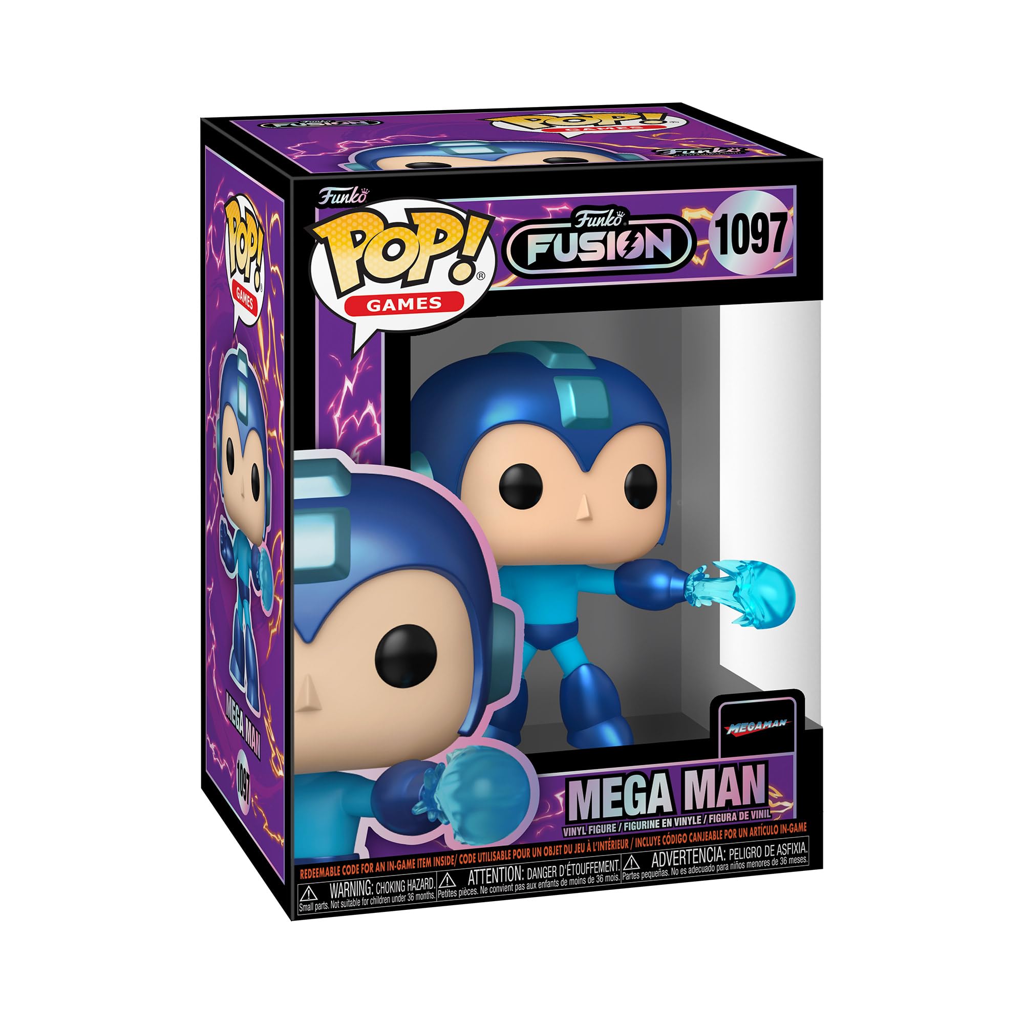 Boneco Funko Pop! Mega Man - Funko Fusion (Chance de Chase)