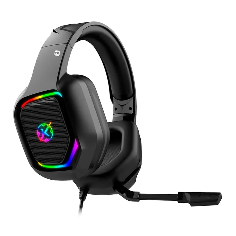Headset Gamer Kalkan Magni RGB Drivers 50mm 7.1 Virtual Surround Preto - KLK00023