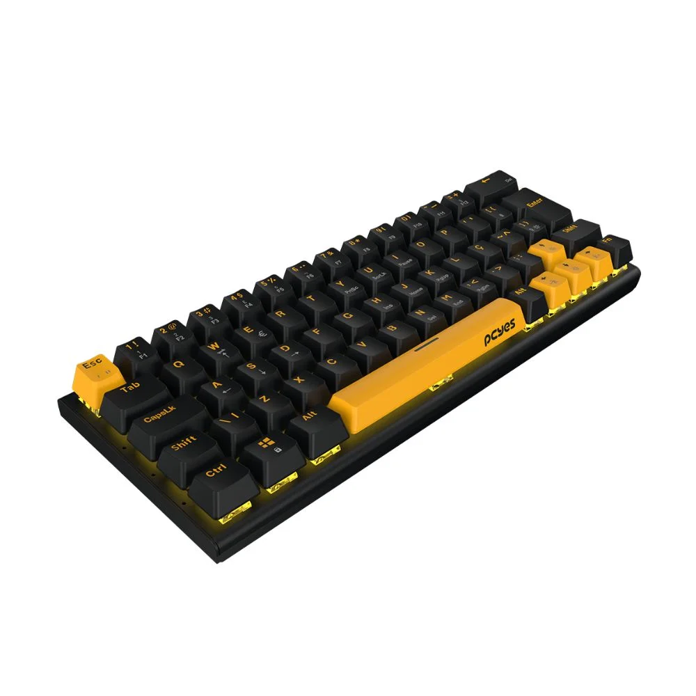 Teclado Mecânico Gamer PCYes Kuromori Voyager Edition 60% Switch Blue