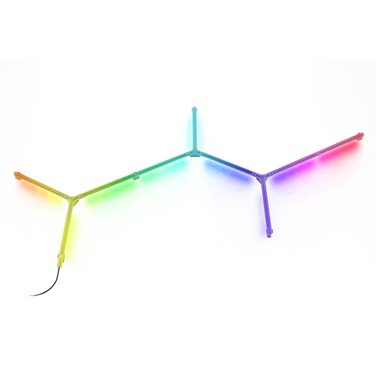 Luminária Barra LED Gamer PCYes Y-Link Neon Core RGB USB Multicolor