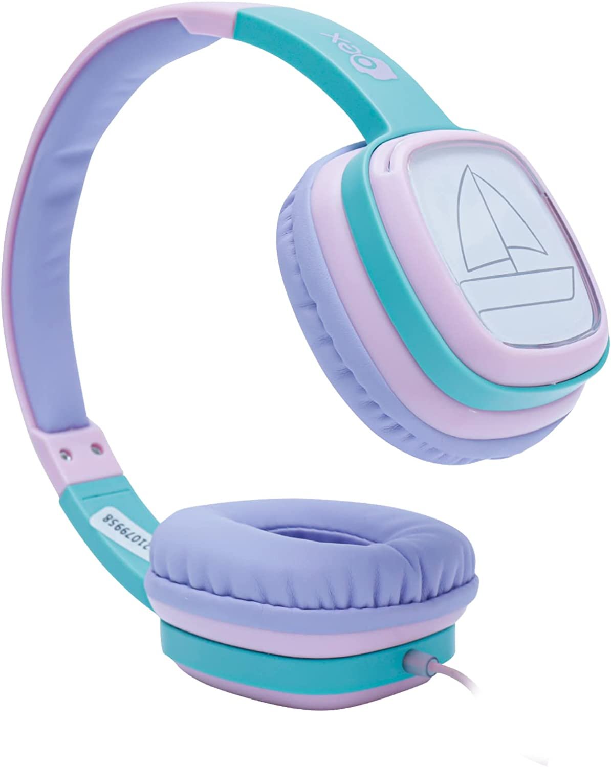 Headphone OEX HP302 Cartoon Infantil Customizável Rosa e Lilas