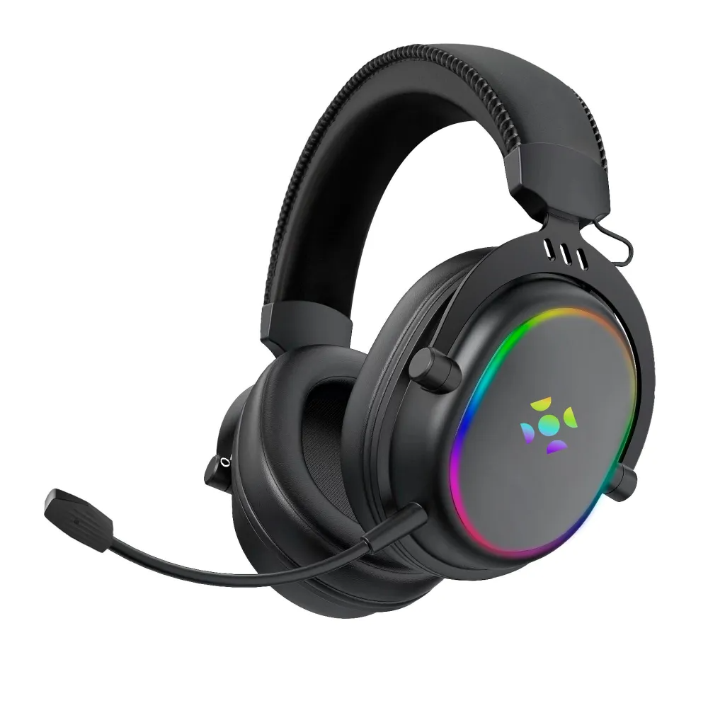 Headset Fortrek Win Air, RGB, Sem Fio, Tri Mode, USB, Bluetooth, P3, Preto - 86951