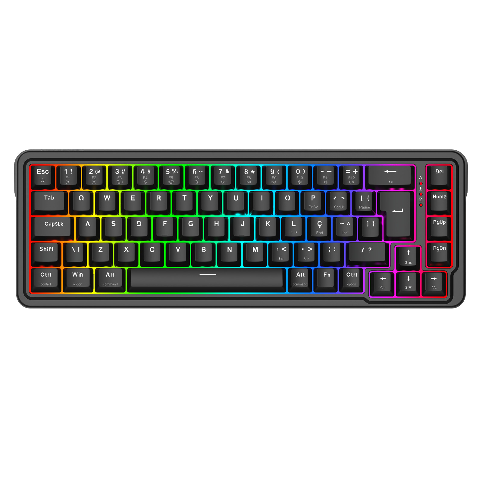 Teclado Gamer Redragon Nova Magnético Switch Ultra Mag Linear RGB