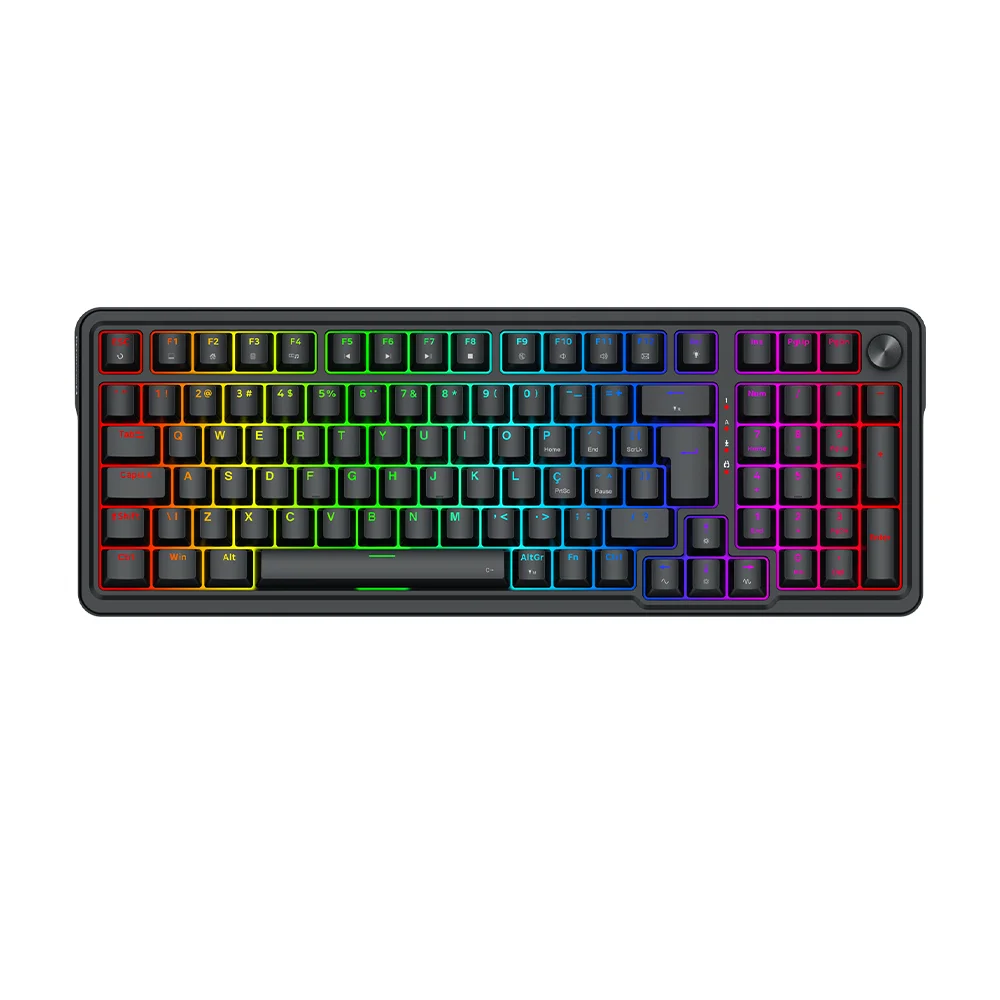 Teclado Gamer Magnético Redragon Eisa Switch Ultramag Preto
